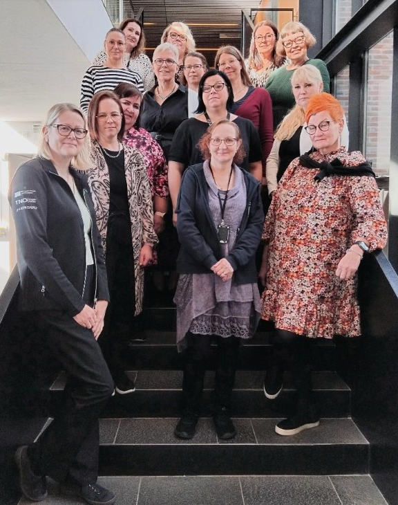 Esihenkilövalmennuksen suorittaneet esihenkilöt.