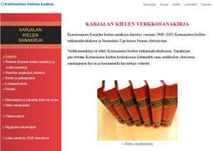 Kuvakappaus. Karjalan kielen sanakirja verkossa
