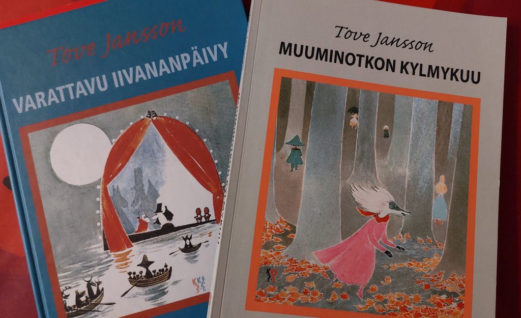 Kaksi karjalankielistä Muumi-kirjaa: Varattavu Iivananpäivy ja Muuminotkon kylmykuu