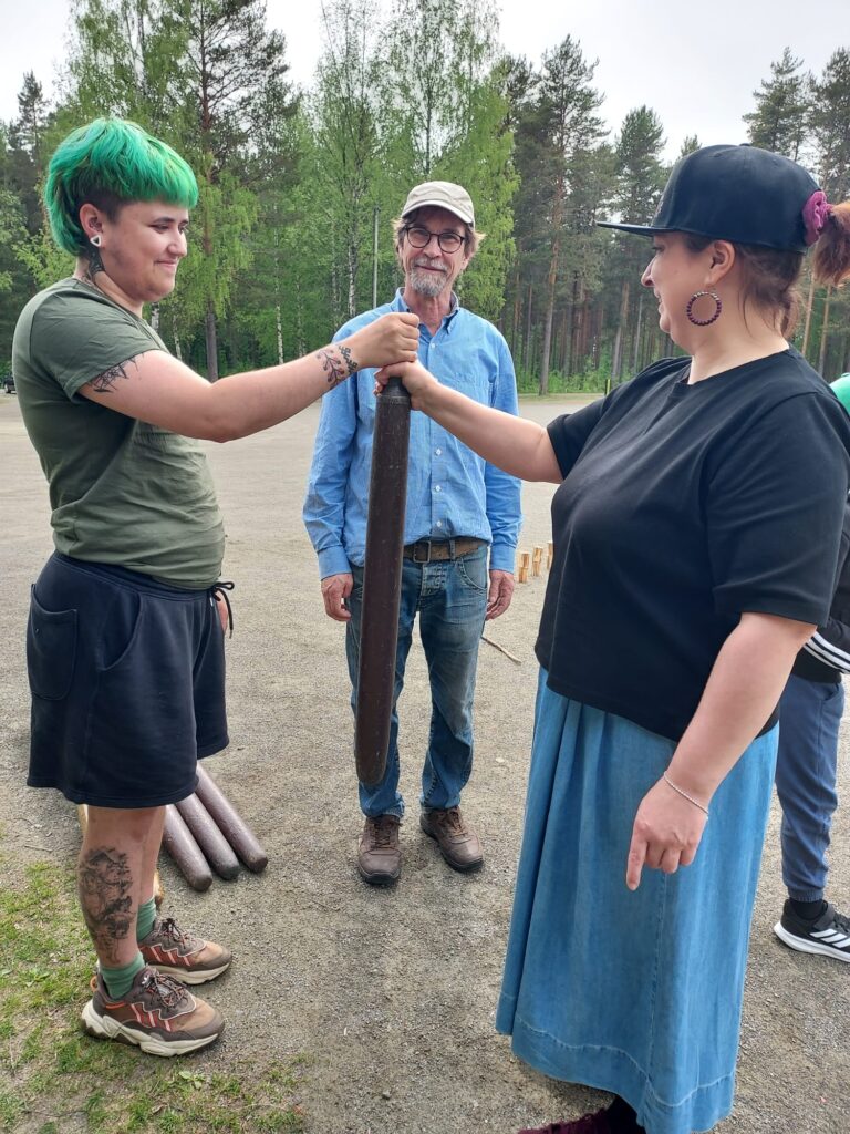 Kyykkä. Pelin alku.
