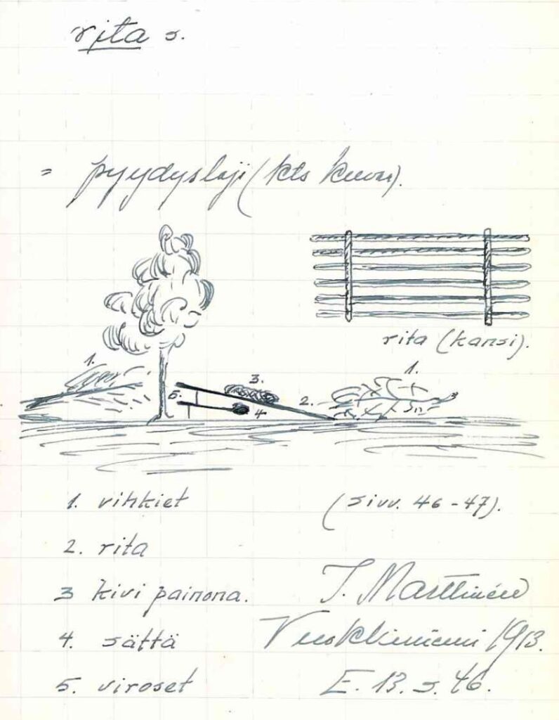 Karjalan kielen sanakirja. Digitoitu sanalippu.