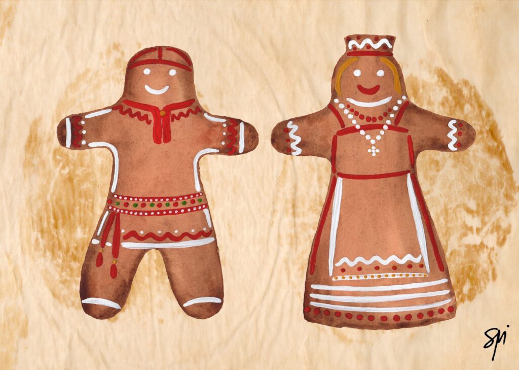 Piparit. Karjalaiset asut. Sirpa Mänty.