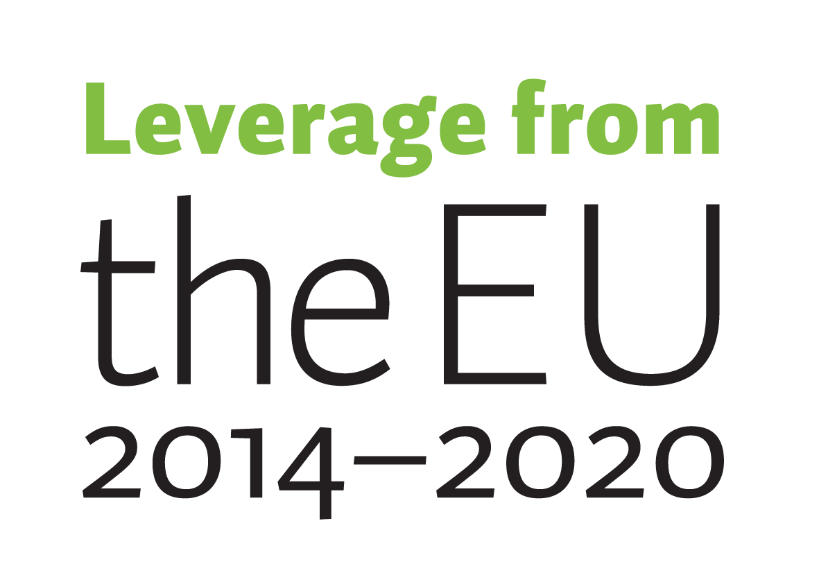 Leverage from the EU 2014-2020 logo.
