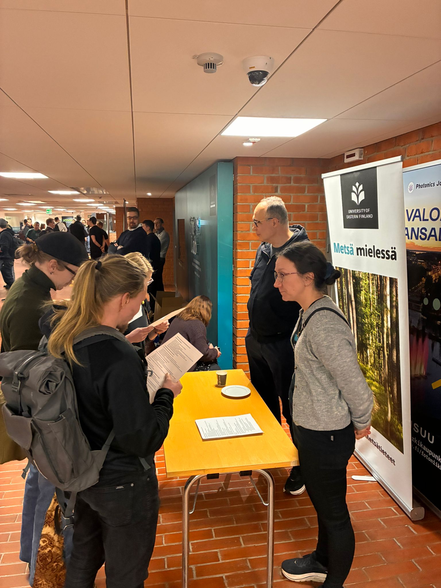The School of Forest Sciences booth at the work career event