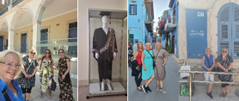 Group photos taken during the staff exchange in CUT. One model photo of doctoral defence costum used in CUT
