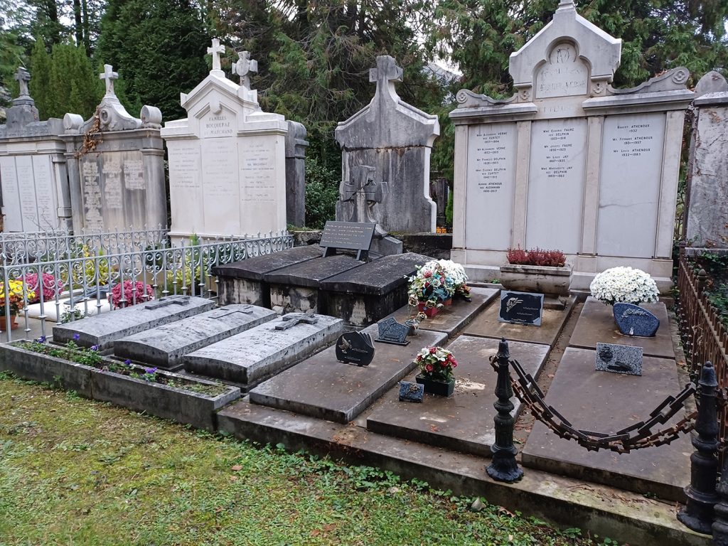 Family graves.