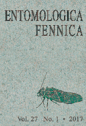 Entomologica Fennica -lehden kansi.