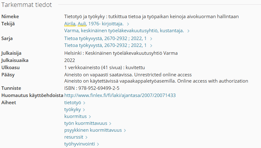 Esimerkkikuva kertaa sivun sanallista sisältöä.