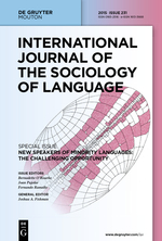 esimerkki kansainvälisestä lehdestä nimeltä International journal of the sociology of language