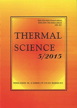 Decorative image. Cover of a scientific journal: Thermal Science 5/2015.