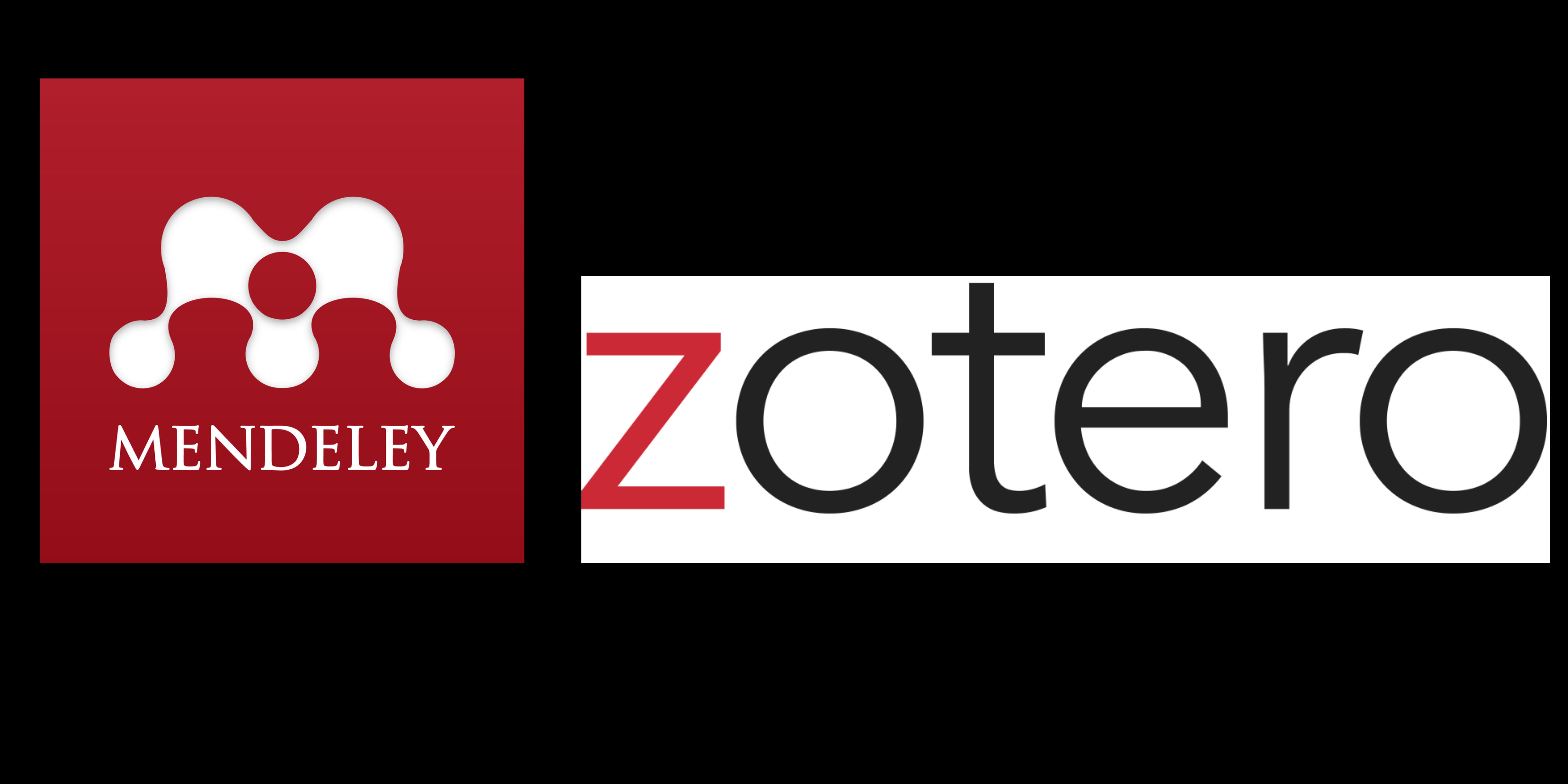 Mendeley logo Zotero logo