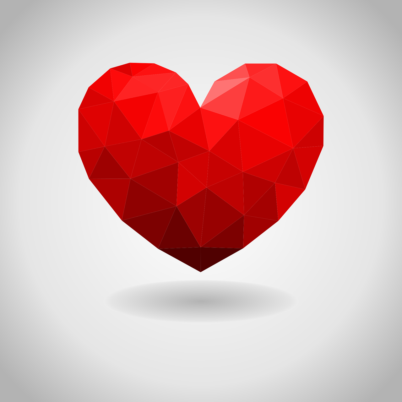 Animoitu sydän. An animated heart.