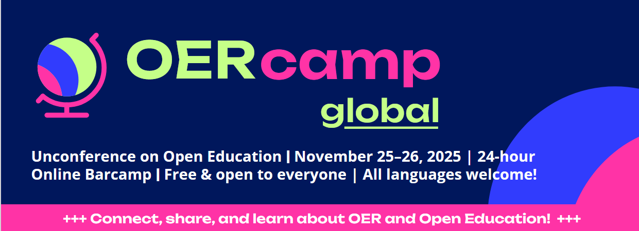 OERcamp globalin banneri | OERcamp global banner.