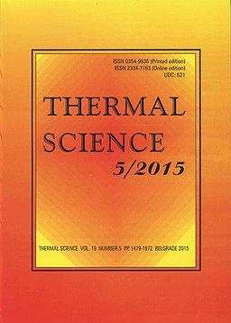 Decorative image. Cover of a scientific journal: Thermal Science 5/2015.