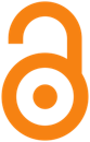 A stylizez orange open lock.